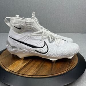 Nike Alpha Huarache NXT Baseball Cleats Men's 13 White DJ6519-100